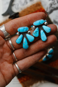 Blue Ridge Fancy Cluster Studs