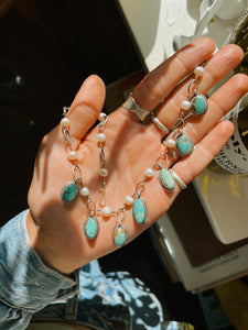 Custom Pearl Charm Necklace