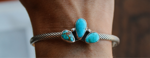 Kingman Half Cluster Cuffs