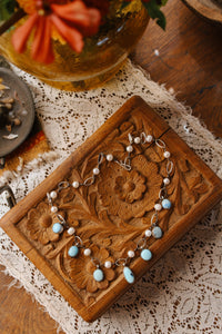 Golden Hills Pearl Charm Necklaces (16”)