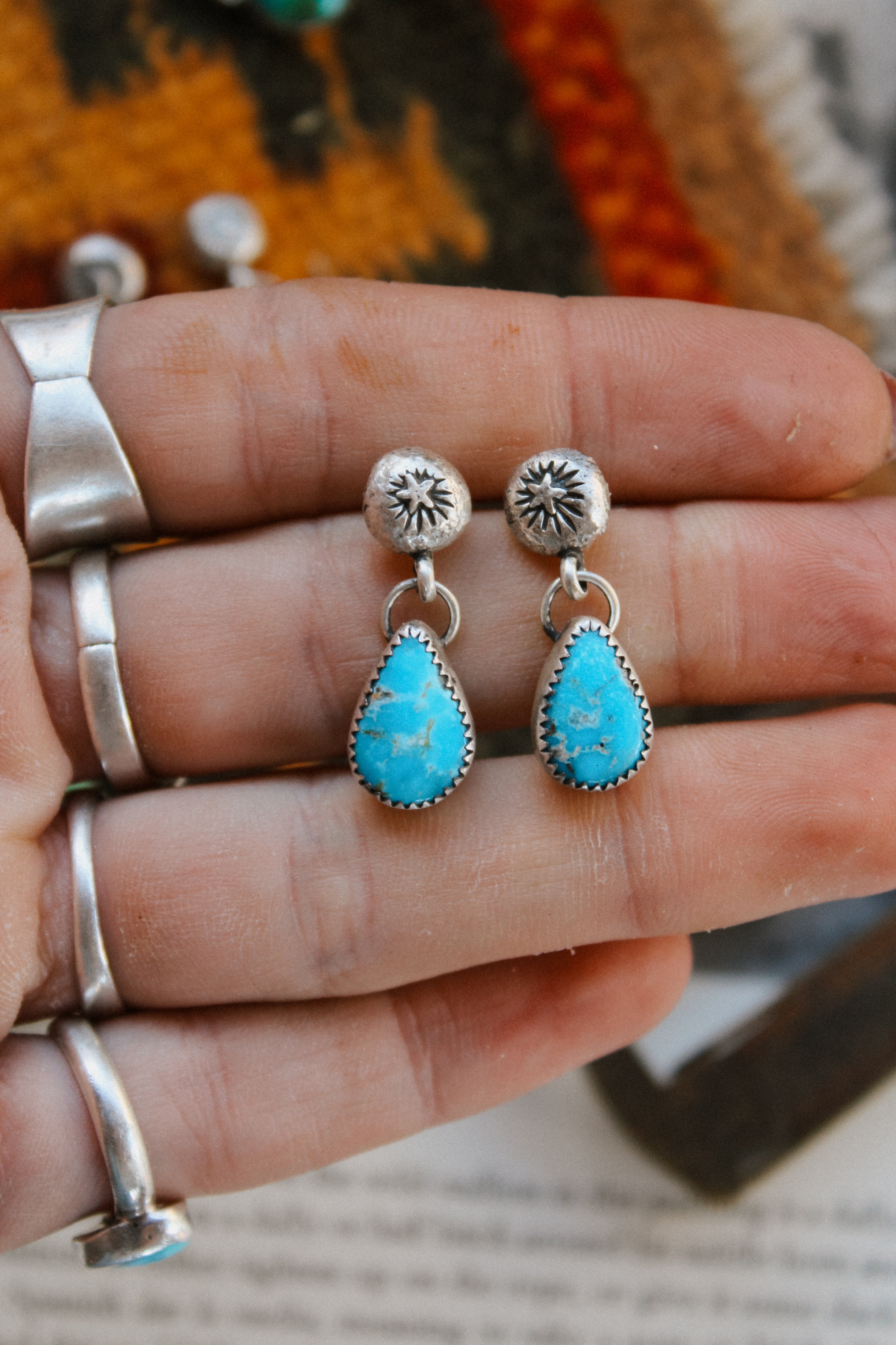 Stamped Earring Dangles