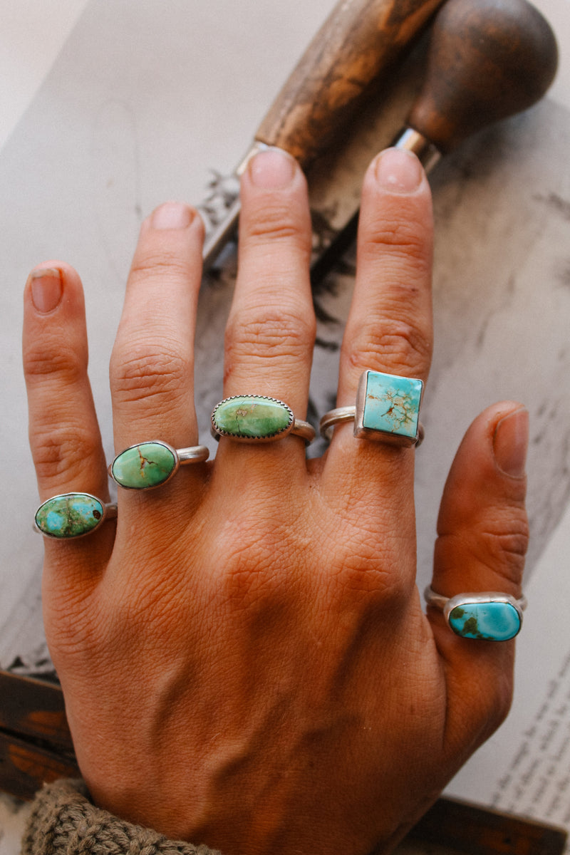 Big Single Stone Rings – Red Dirt Handmade