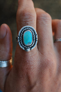 Turquoise Mountain Ring .2 (Size 7.5)