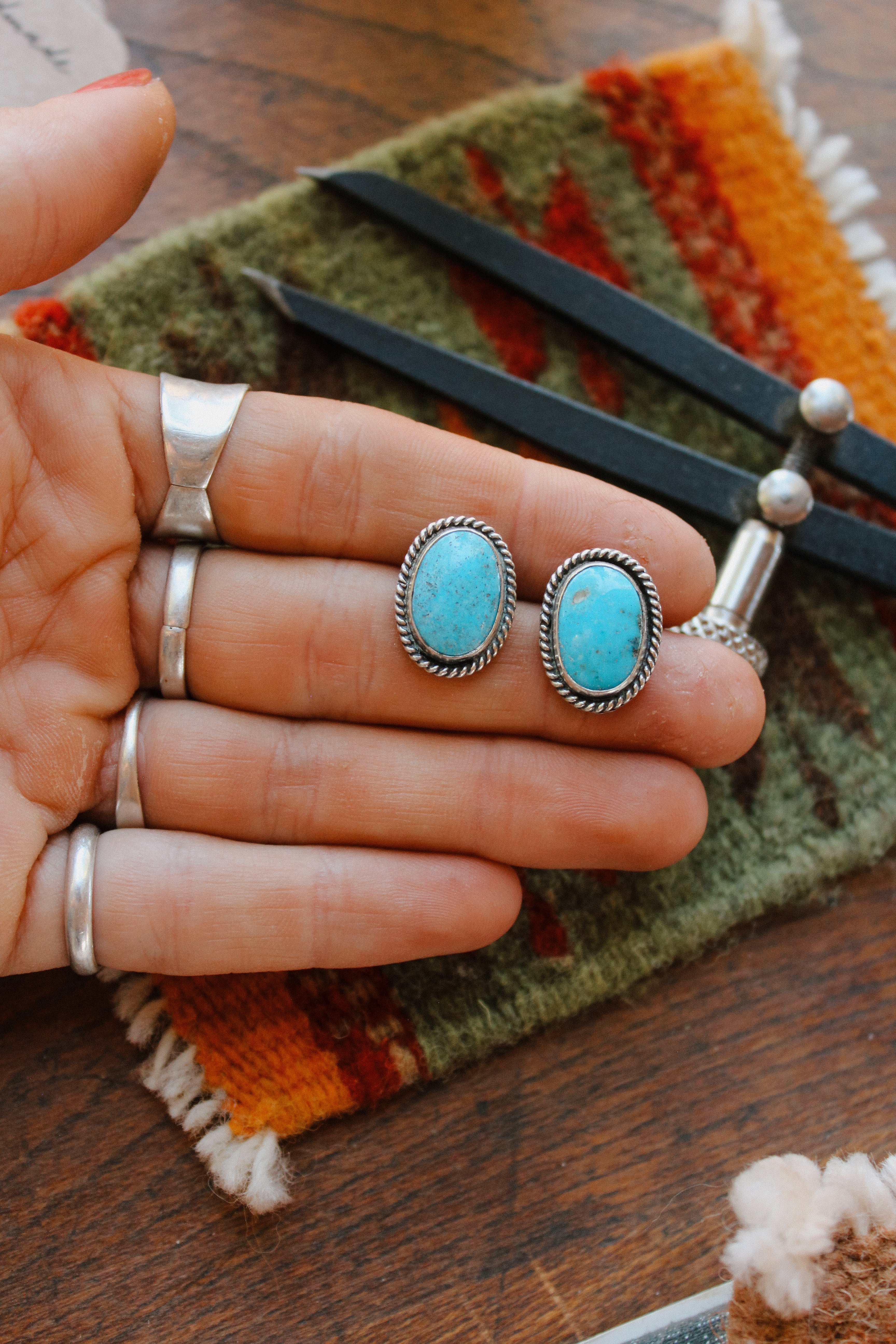 Large Fancy Studs
