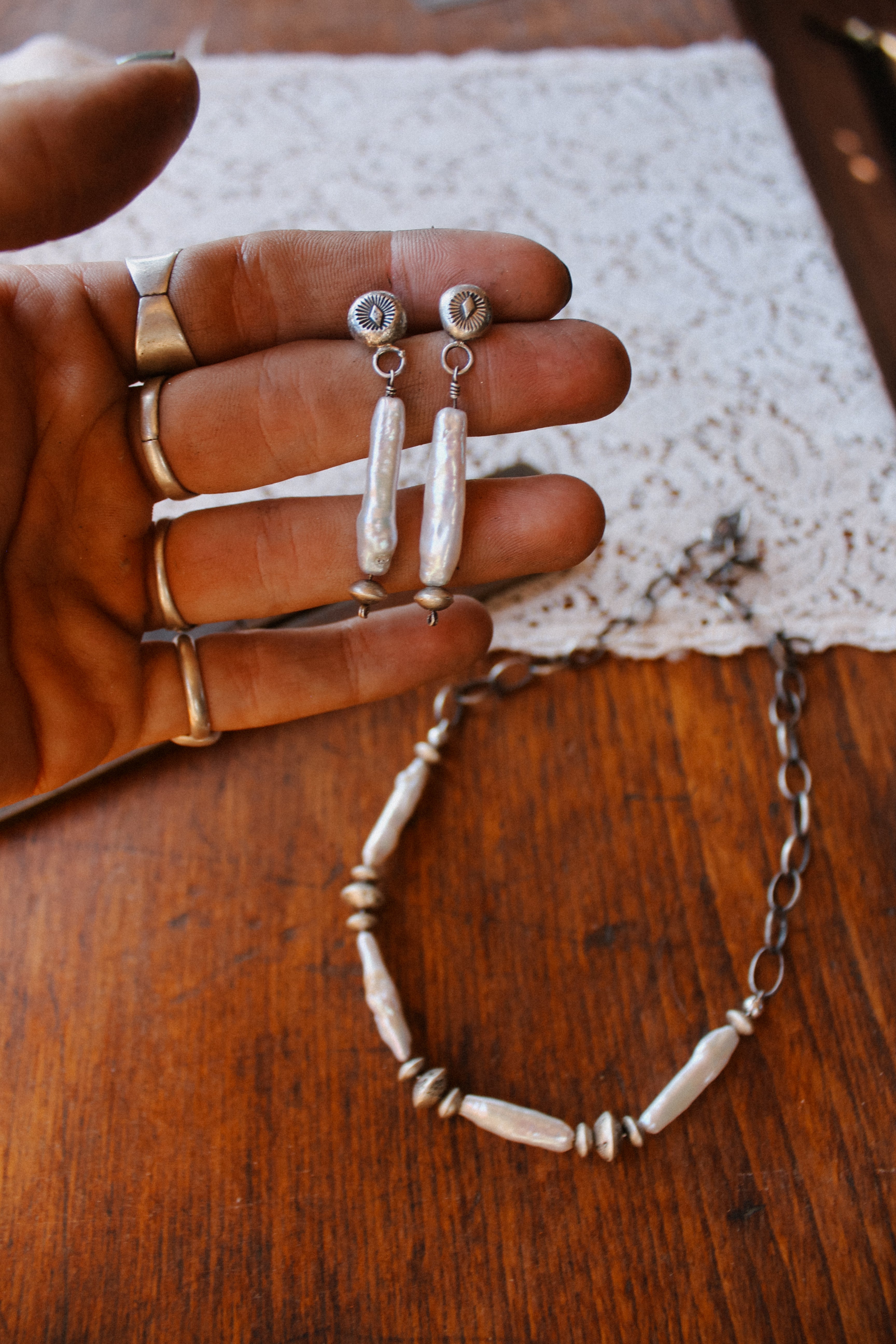 Sterling Pearl Drops Preorder