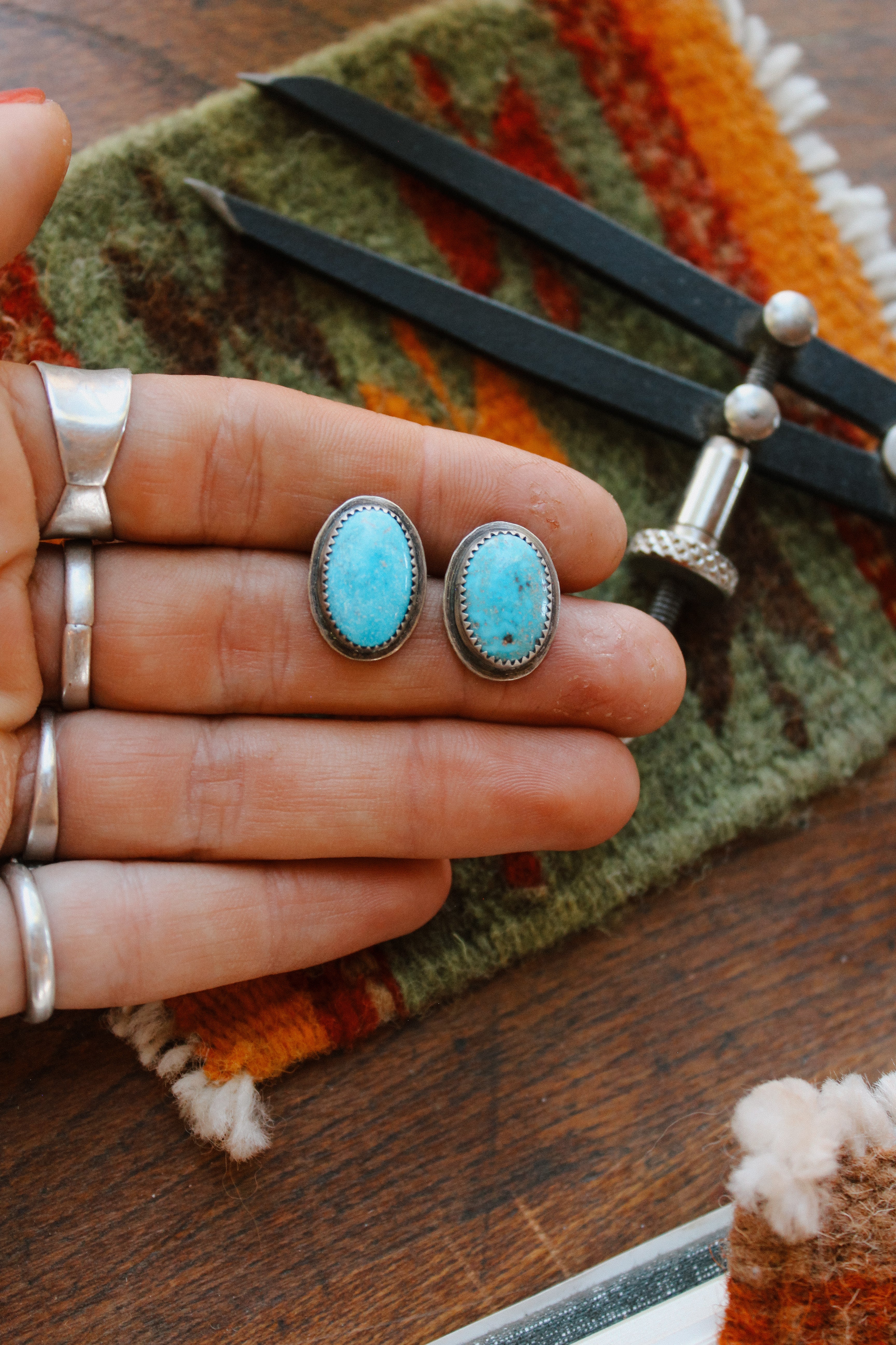 Large Fancy Studs