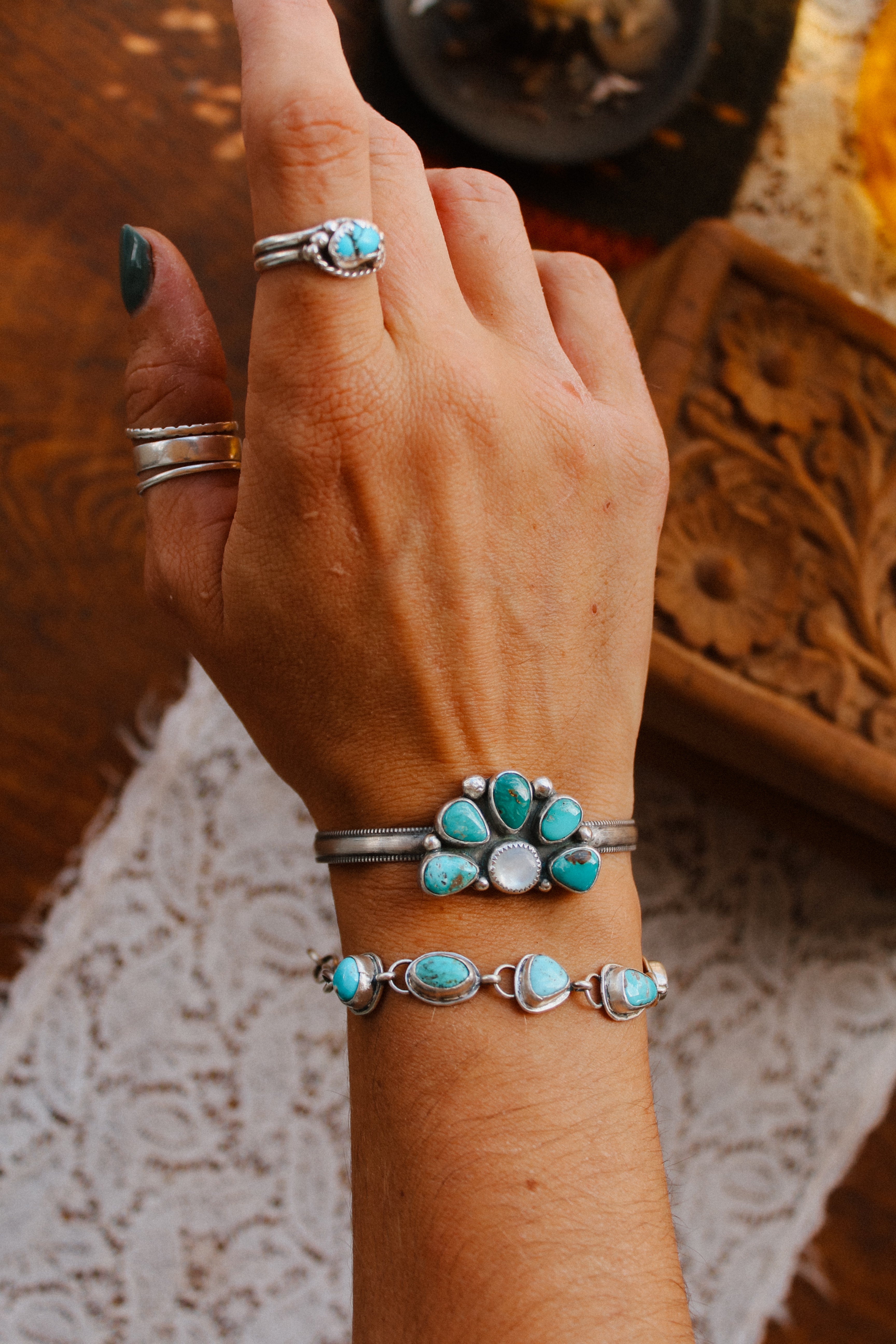 Dry Creek Link Bracelet (adjustable up to 8”)