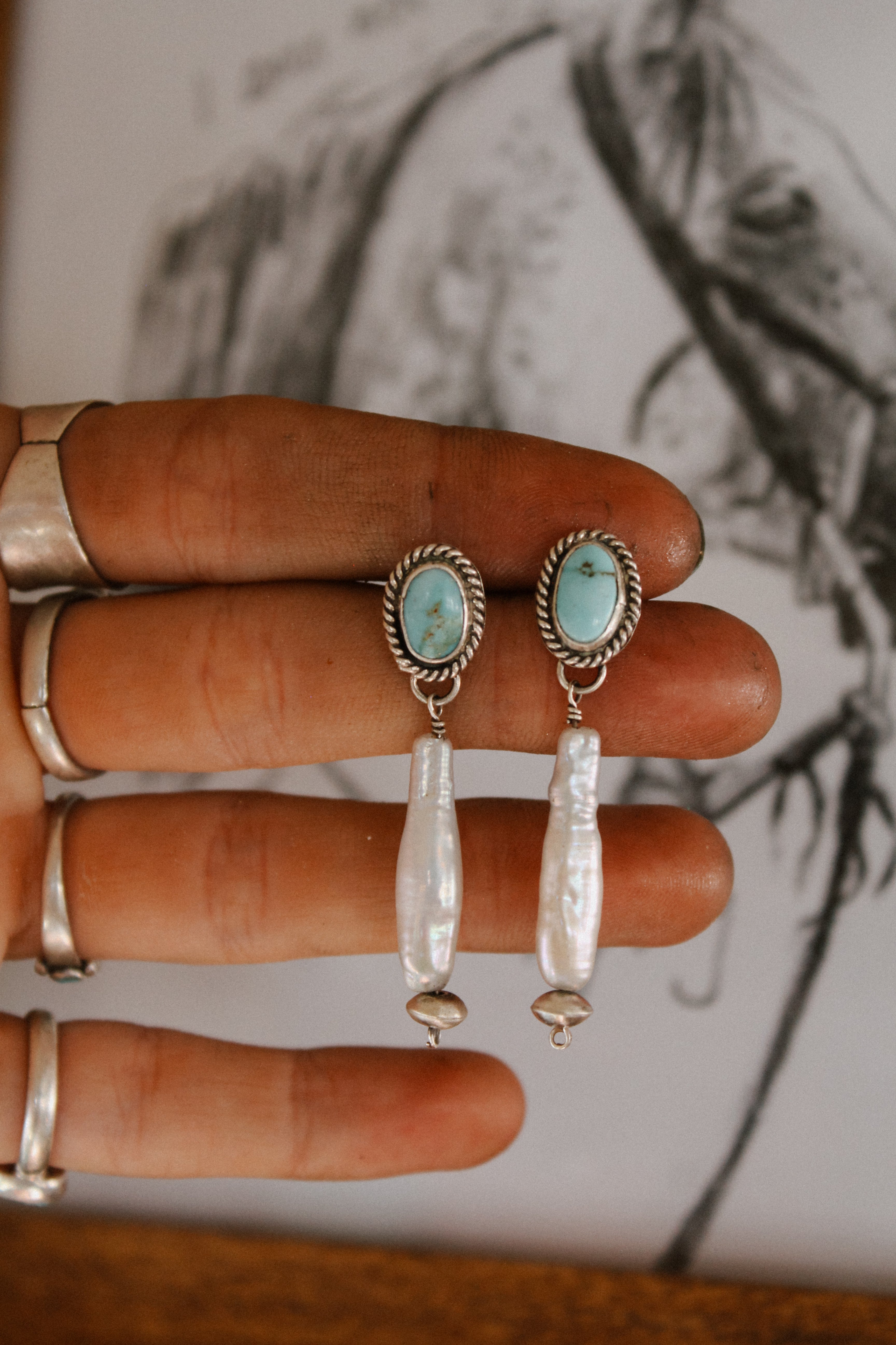 Pearl Drop Earrings
