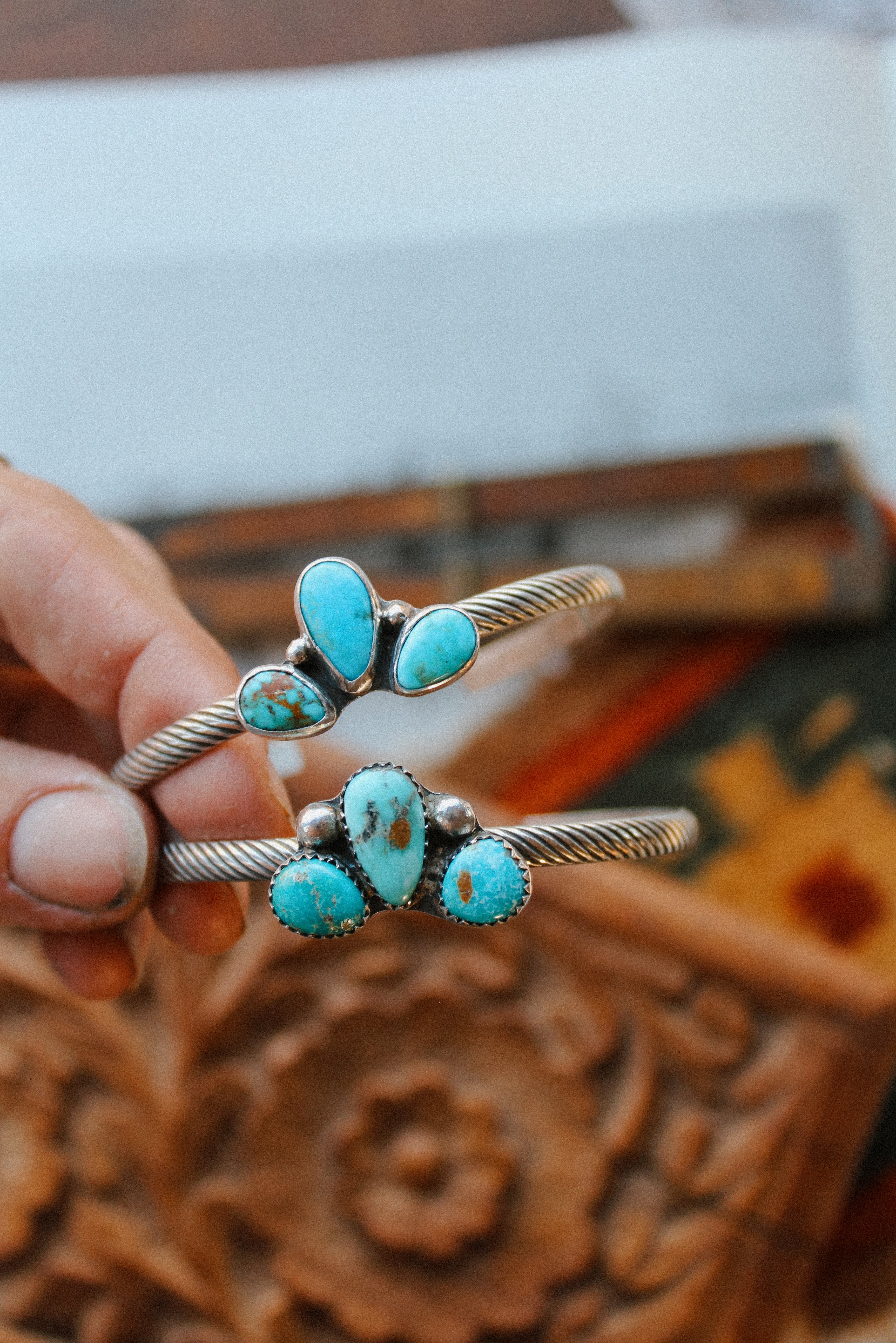 Kingman Half Cluster Cuffs