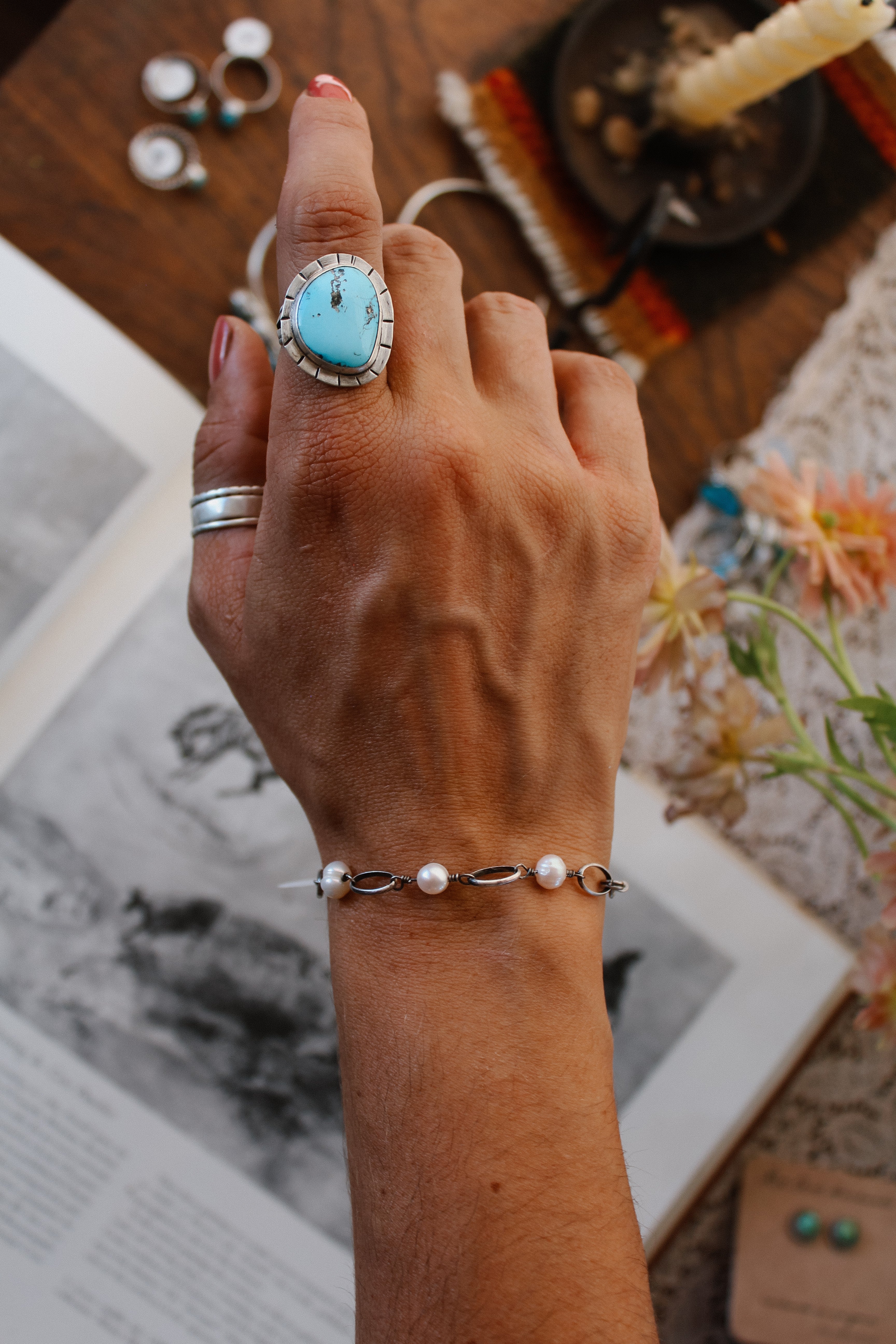Pretty and Punchy Pearl Bracelet Preorder