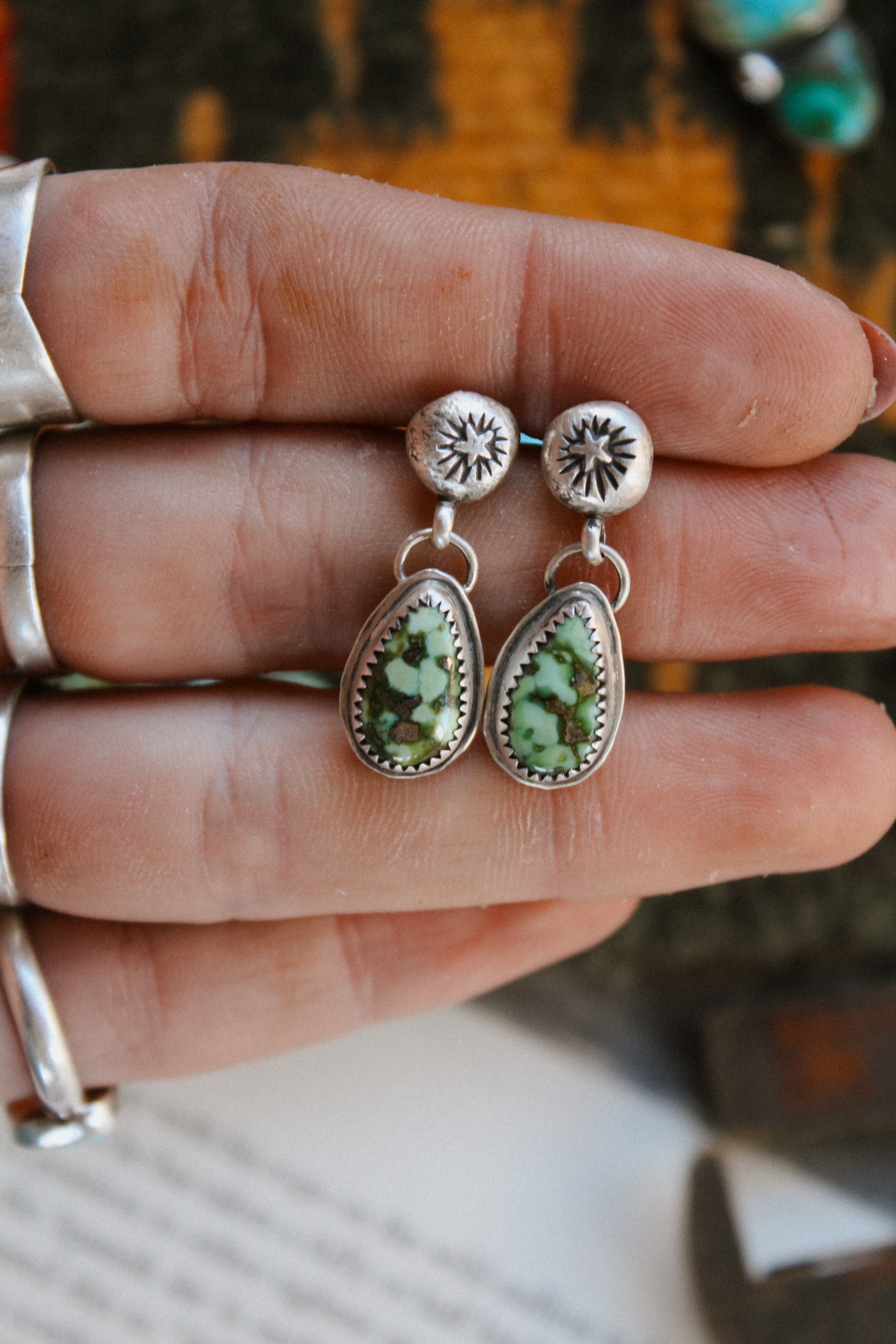 Stamped Earring Dangles