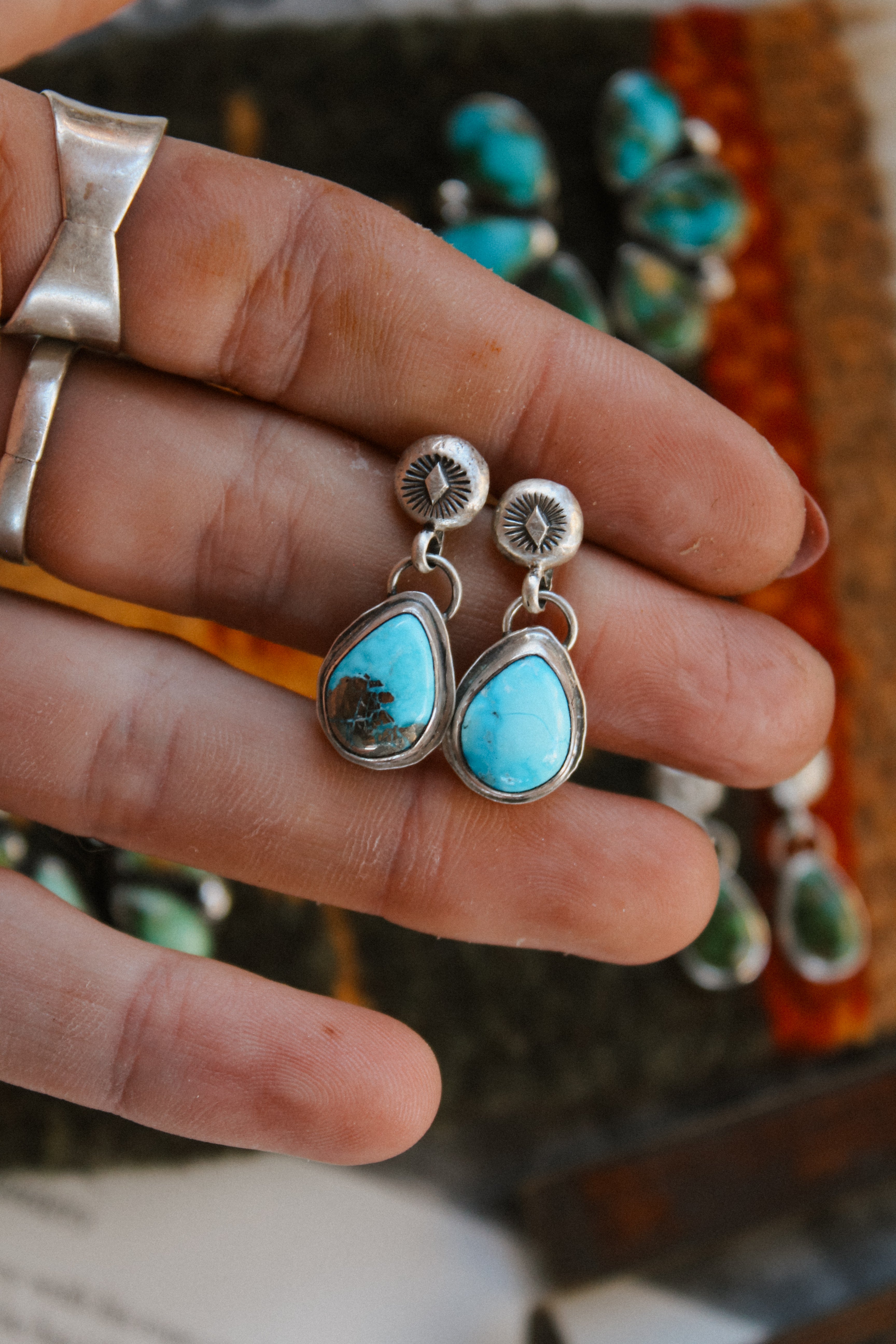 Stamped Earring Dangles