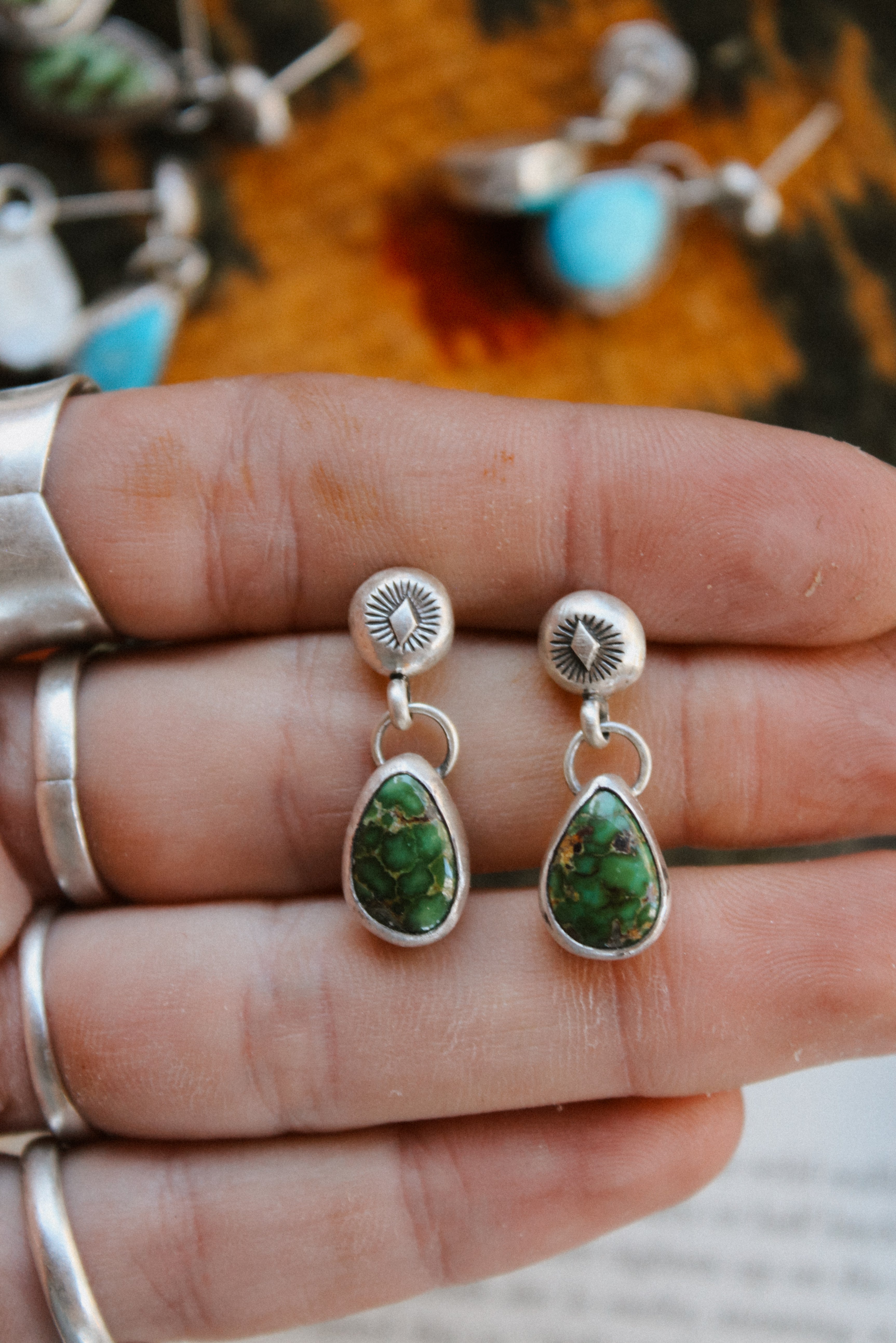 Stamped Earring Dangles