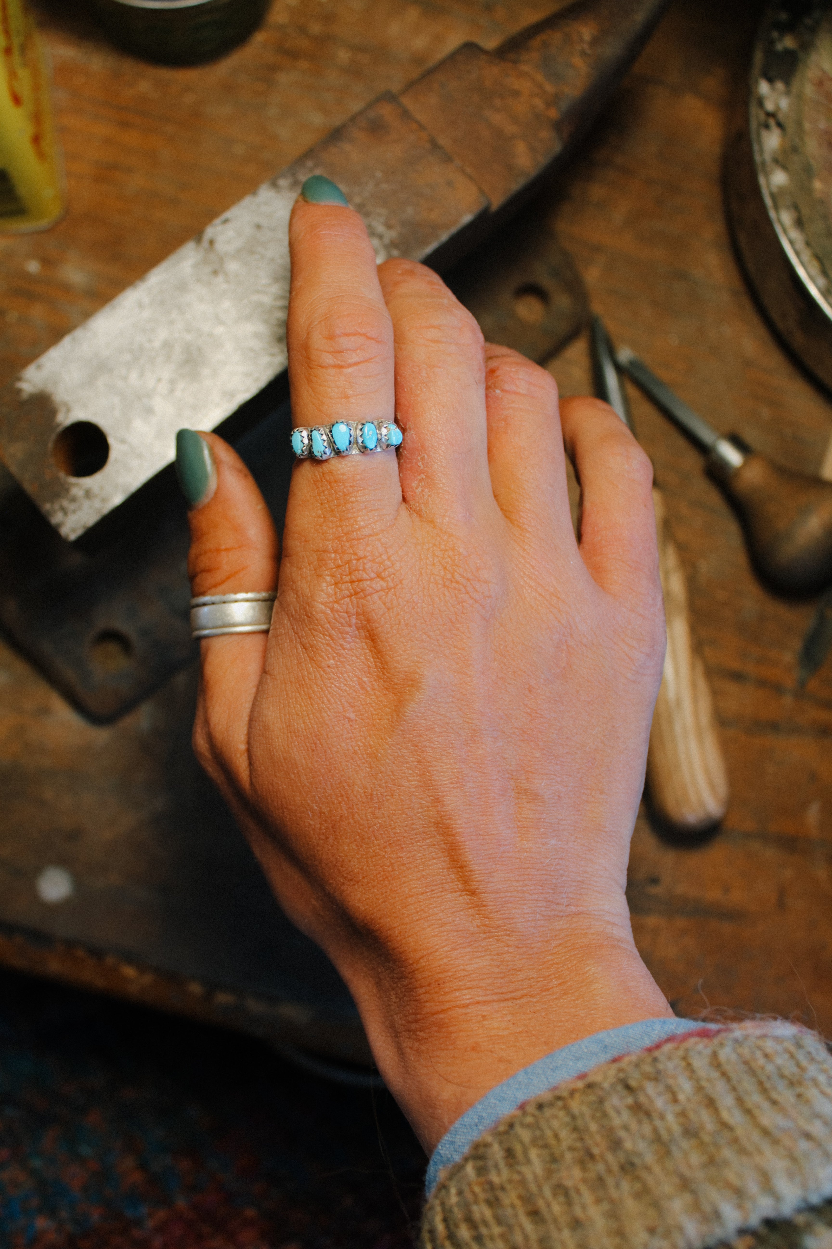 5 Stone Ring (Size 8.25)