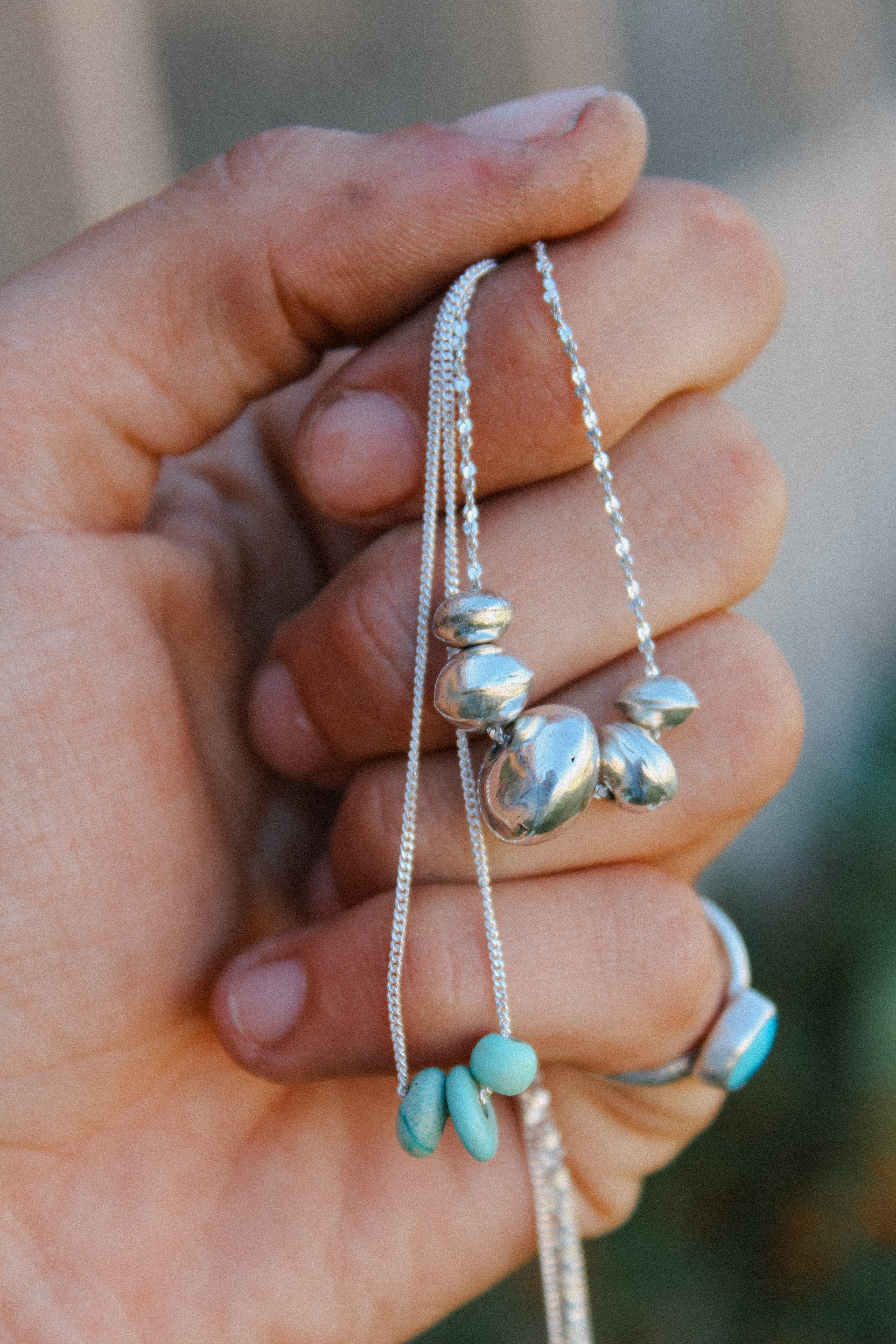 Three Bead 16” Necklace